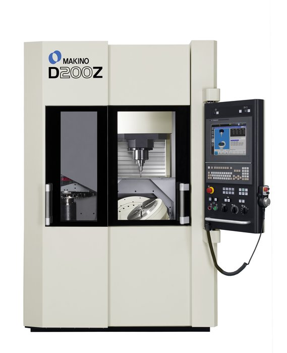 The new Makino D200Z: Superior surface quality and accuracy from an ultra-compact, easily automated 5-axis vertical machining centre